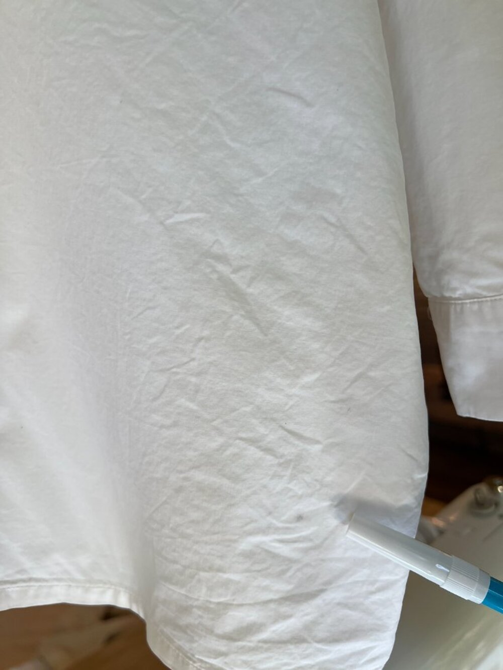 Toteme White Mandarin Collar Button-Front women’s Shirt - Picture 8 of 8